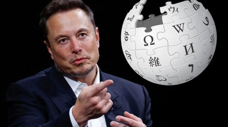 Elon Musk a Wikipédiát 